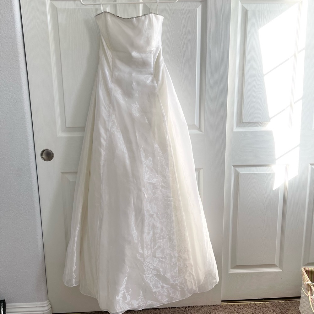 Vintage Jessica McClintock GUNNE SAX strapless Wedding Dress